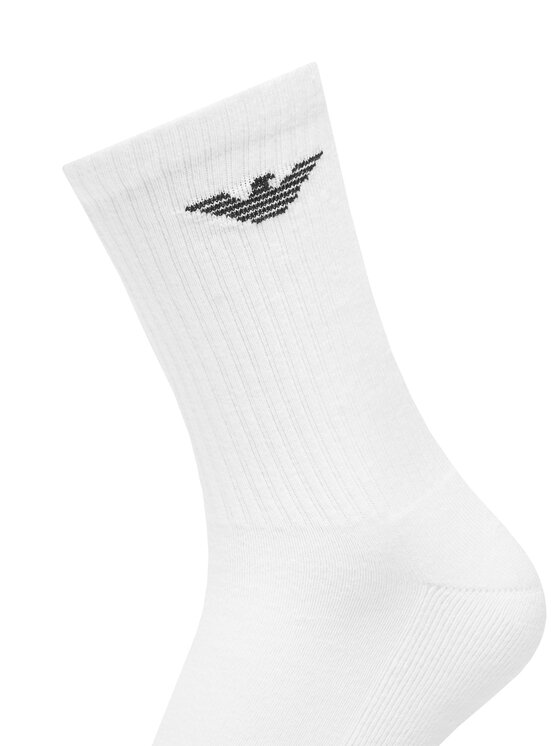 Emporio Armani Дълги чорапи Emporio Armani EM000554 AF14499 M0066 Бял