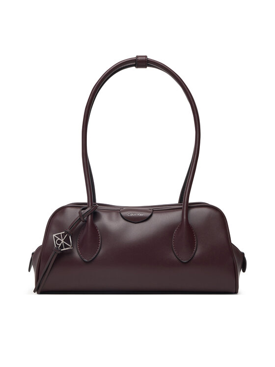 Calvin Klein Geantă Calvin Klein Emblem Trio Shoulder Bag LV04F3369G Vișiniu