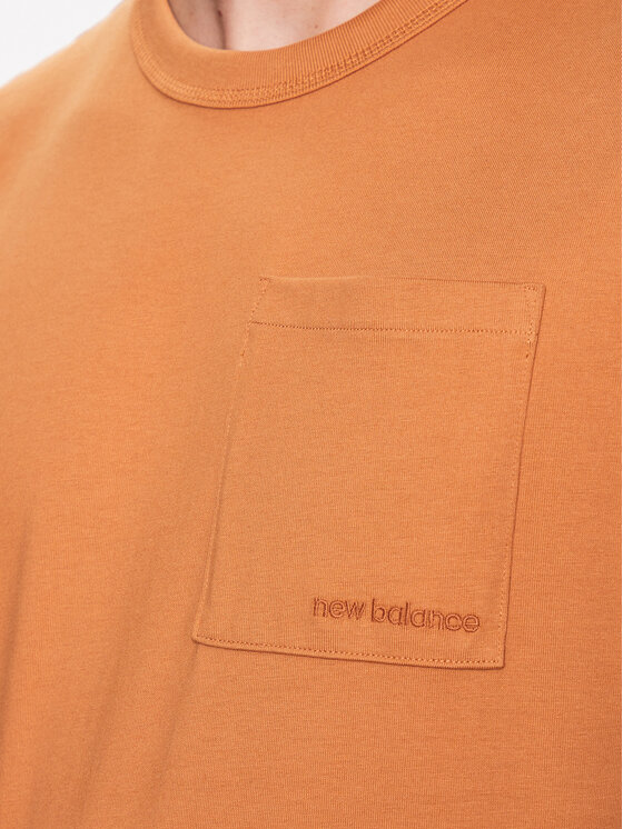 New Balance New Balance Camiseta Athletics Nature State MT23567 Naranja Relaxed Fit