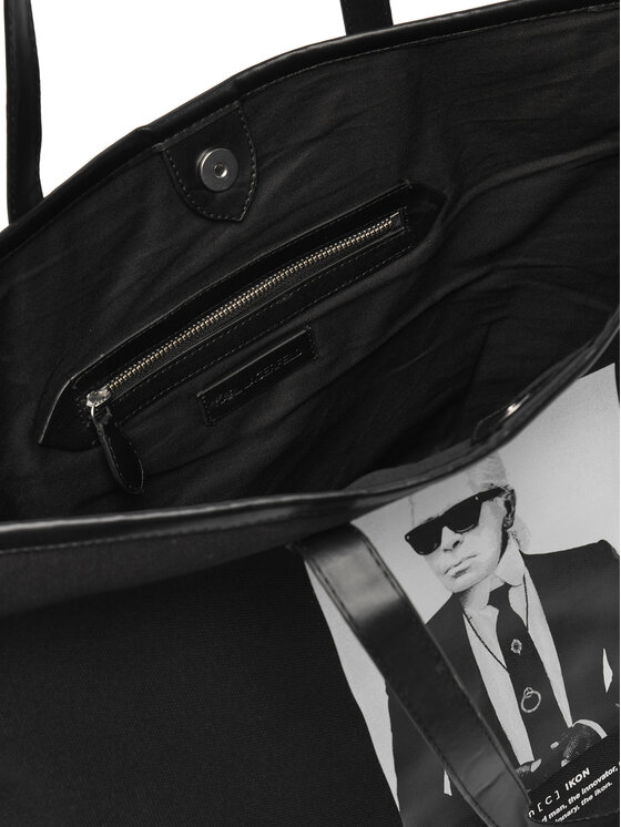 KARL LAGERFELD Táska KARL LAGERFELD B1W50059 Fekete