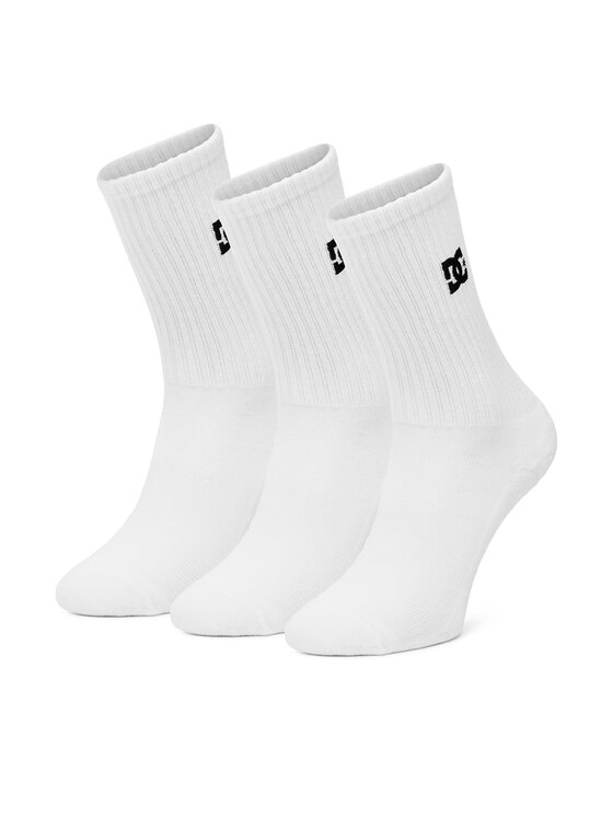 DC Shoes Șosete lungi DC Shoes CEO_AS_DC_01W_AW26 (3-PACK) Alb