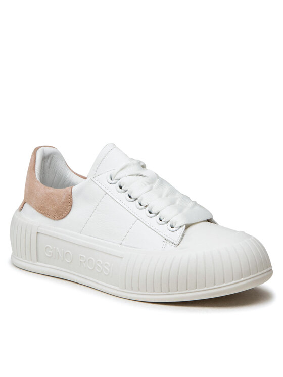 GINO ROSSI Sneakersy Gino Rossi 1001-2 Biały