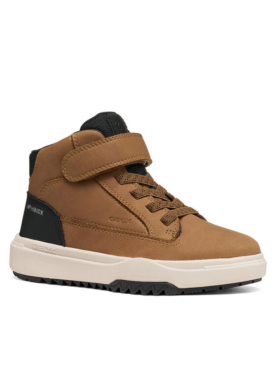 Geox Kotníková obuv Geox J Bunshee Boy B Abx J16FMA 0ME33 C0013 M Hnědá