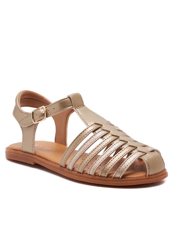 Geox Σανδάλια Geox J Sandal Karly Girl J4535A 0NFQD C2010 S Χρυσό
