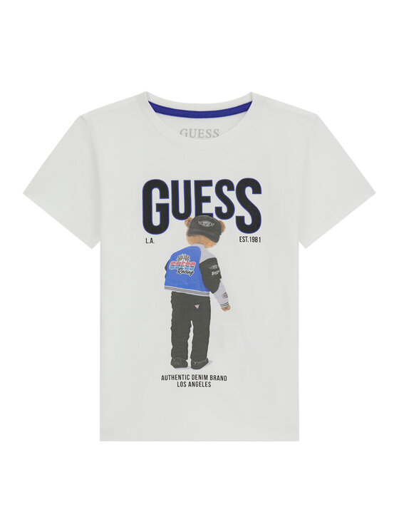 Guess Guess Camiseta N6RI05 K8HM4 Blanco Regular Fit