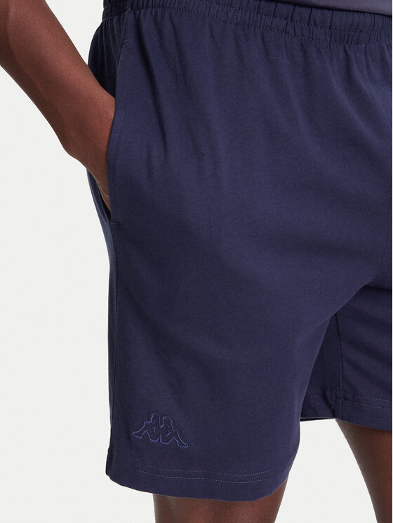 Kappa Kappa Pantaloncini di tessuto Logo Korpo Cabas 303HZE0 Blu scuro Regular Fit