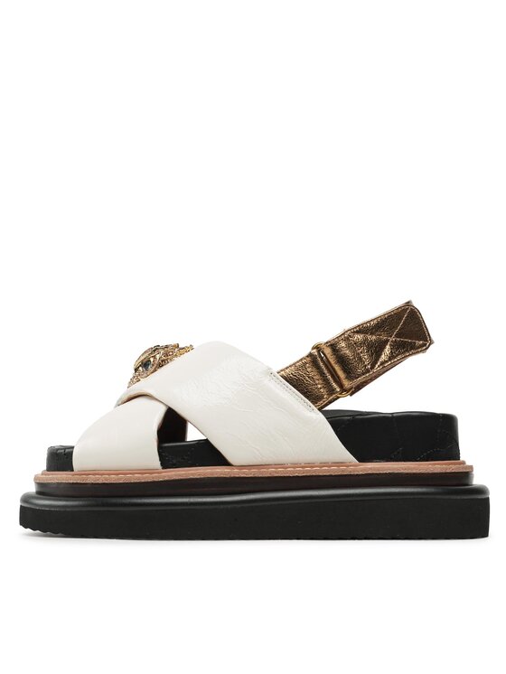 Sandale Kurt Geiger 225-Orson Cross Strap Sandal 9992241109 Écru