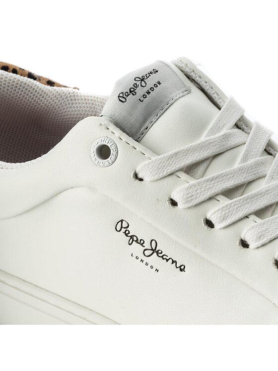 Pepe Jeans Снікерcи Pepe Jeans Adams Junior PGS30303 Білий
