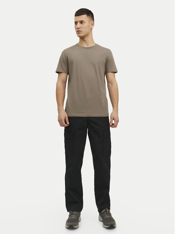 Jack & Jones Jack & Jones T-shirt Basic 12156101 Beige Regular Fit