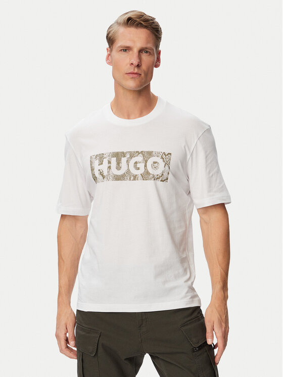 HUGO HUGO Camiseta Nerpient 50566041 Blanco Regular Fit