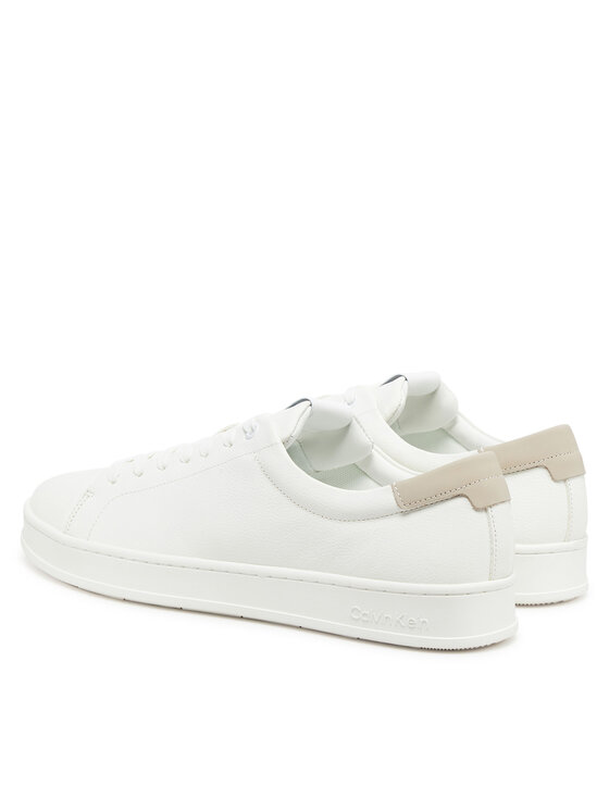 Calvin Klein Сникърси Calvin Klein Low Top Lace Up Nu HM0HM01758 Бял