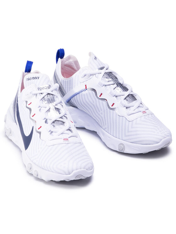 Nike Sneakersy Nike React Element 55 CW7576 100 Biela