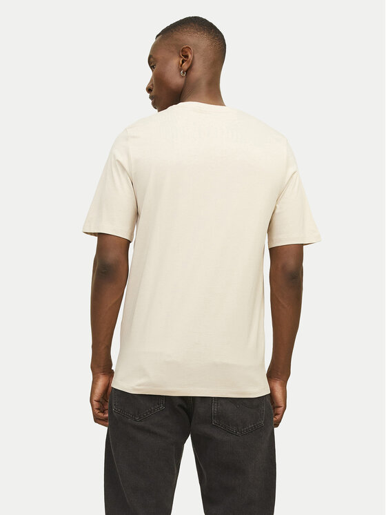 Jack & Jones Jack & Jones Camiseta Oragnic Basic 12156101 Beis Regular Fit