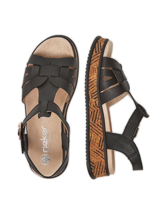 Rieker Sandali Rieker W0853-00 Nero