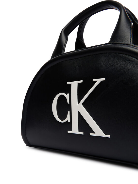 Calvin Klein Kabelka Calvin Klein Bold Ck Dome Crossbody LV04F3895G Černá