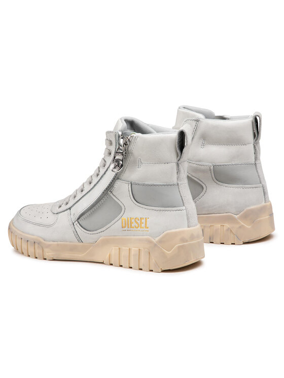 Sneakersy Diesel S-Rua Mid Sk Y02576 PR080 T1015 Szary | Eobuwie.com.pl
