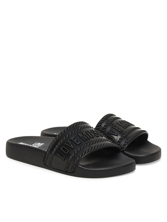 LOVE MOSCHINO Шльопанці LOVE MOSCHINO JA28342G0OI22000 Чорний