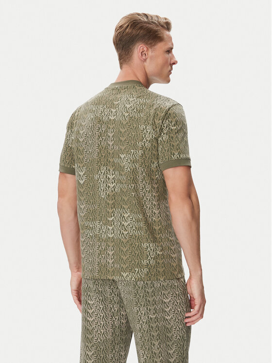 EA7 Emporio Armani EA7 Emporio Armani Camiseta 7M002819 AF12874 F7011 Verde Regular Fit