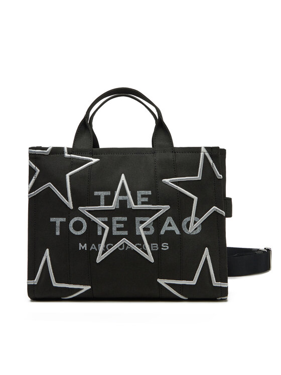 Marc Jacobs Torbica Marc Jacobs The Star Logo Medium Tote 2R4HTT018H03 Crna