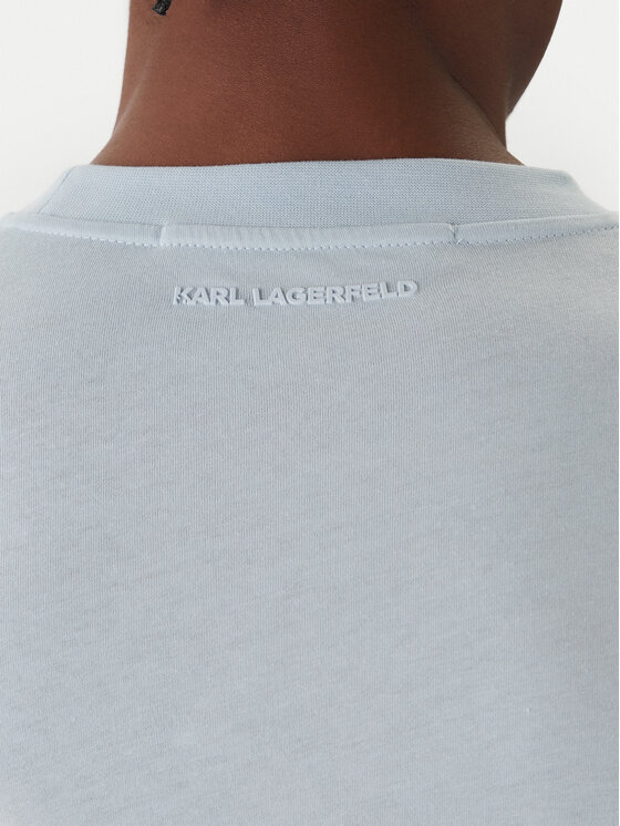 KARL LAGERFELD KARL LAGERFELD Camiseta 755710 561224 Celeste Regular Fit