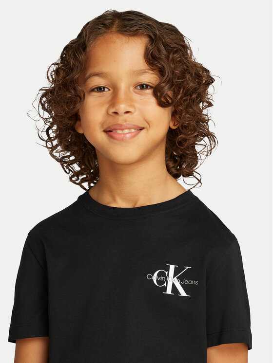 Calvin Klein Jeans Calvin Klein Jeans Póló Monologo IU0IU00678 Fekete Regular Fit