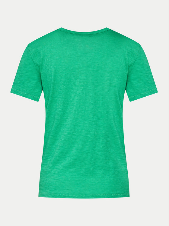 Gap Gap Majica 871344-04 Zelena Regular Fit