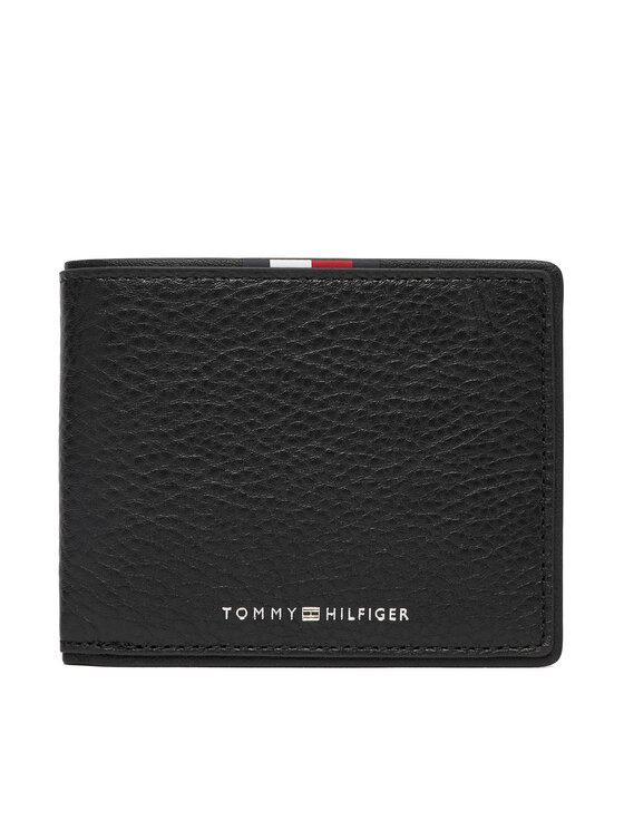 Tommy Hilfiger Peněženka Tommy Hilfiger Th Corp Mini Cc Wallet & Clip AM0AM13607 Černá