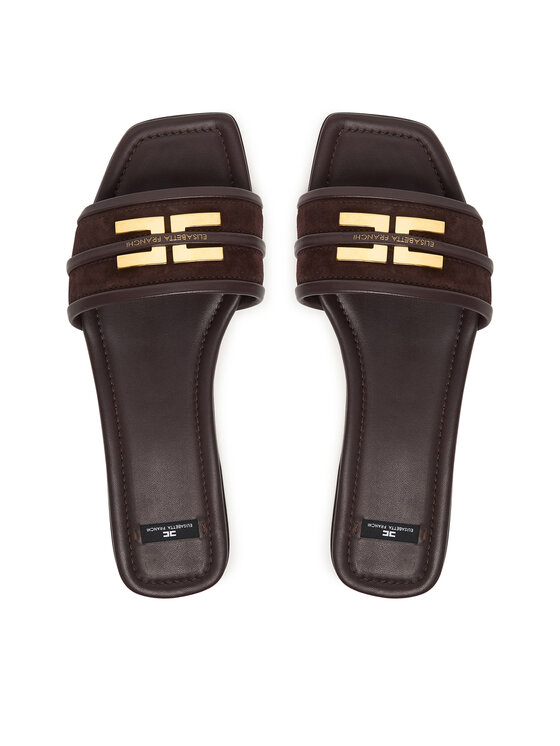 Elisabetta Franchi Шльопанці Elisabetta Franchi SA72L61E2 Коричневий
