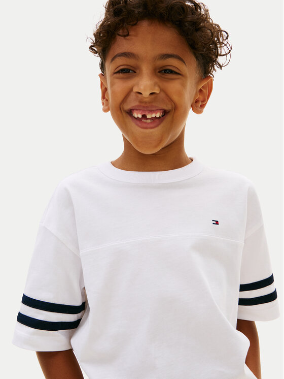 Tommy Hilfiger Tommy Hilfiger Camiseta KB0KB10299 Blanco Regular Fit