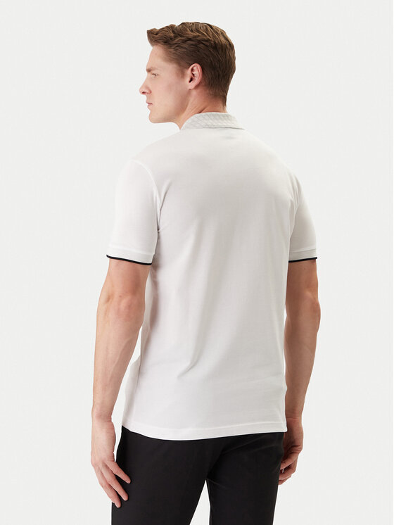 BOSS BOSS Polo PL_GOC Chip Paddy 50554583 Blanco Regular Fit