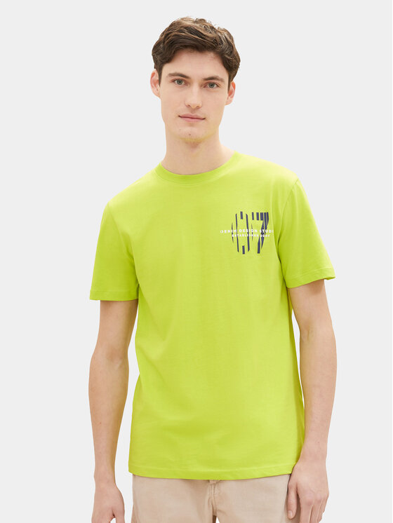 Tom Tailor Denim Tom Tailor Denim T-shirt 1040838 Verde Regular Fit