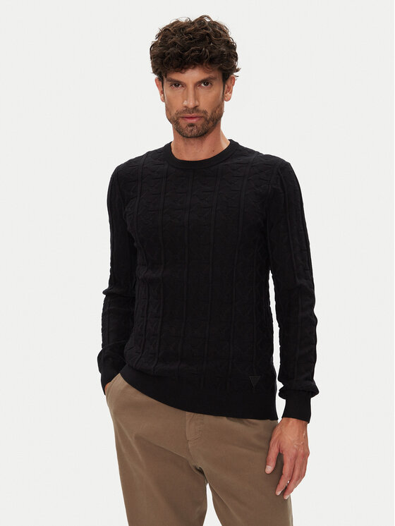 Guess Guess Sweater M5YR07 Z3FC2 Fekete Regular Fit
