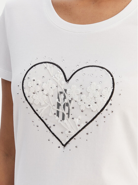Fracomina Fracomina Camiseta FR26ST3002J401N5 Blanco Regular Fit