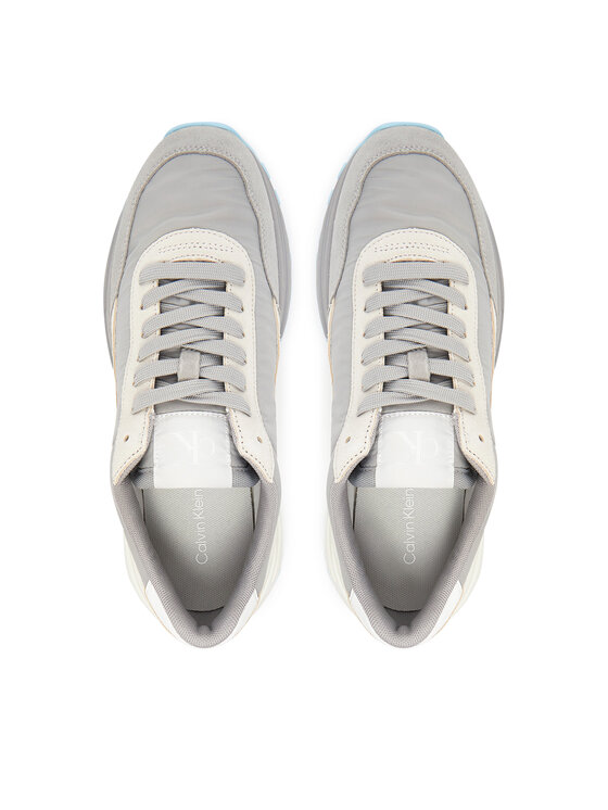 Calvin Klein Jeans Sneakersy Calvin Klein Jeans Hike Runner Mg Nylon Mix YW0YW01852 Šedá
