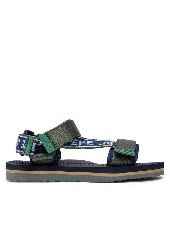 Pepe Jeans Босоніжки Pepe Jeans Pool One B PBS70063 Хакі