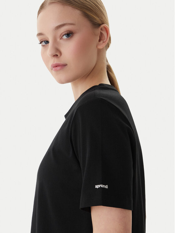 Sprandi Sprandi Camiseta W126-SILTS-1011-48X Negro Regular Fit