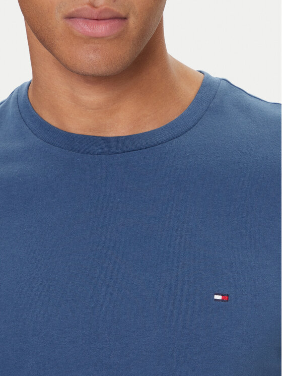 Tommy Hilfiger Tommy Hilfiger Camiseta Ess Seasonal MW0MW39995 Azul Regular Fit