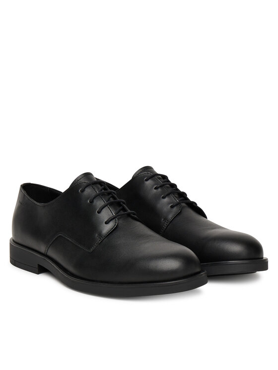 Calvin Klein Scarpe basse Calvin Klein Flex Dress Derby 4Holes Lth HM0HM01895 Nero