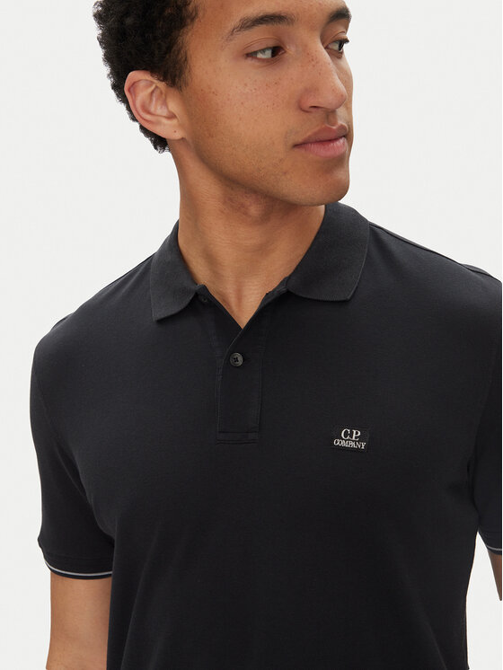 C.P. Company C.P. Company Polo 18CMPL130A006263G Μαύρο Regular Fit