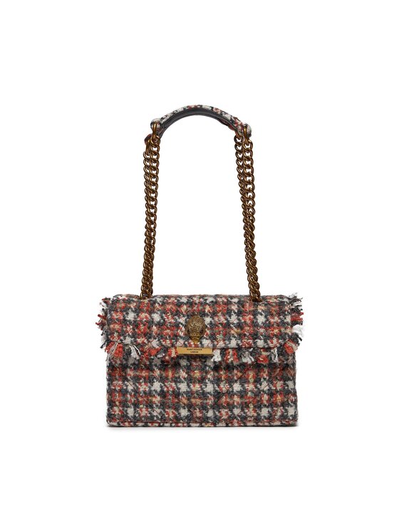 Kurt Geiger Kabelka Kurt Geiger 690-Tweed Kensington Bag 3614536609 Hnedá