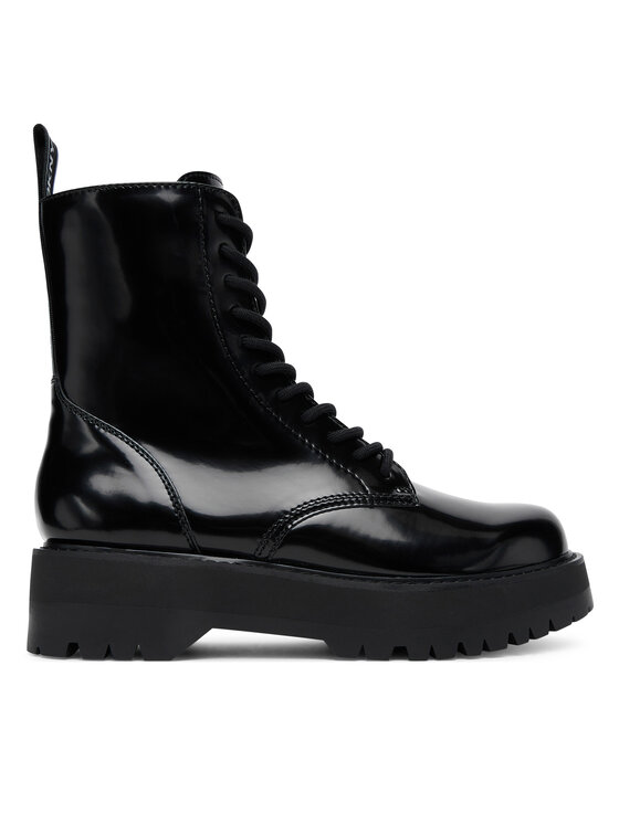 DKNY Šnurovacia obuv DKNY Batu K3511773 Čierna