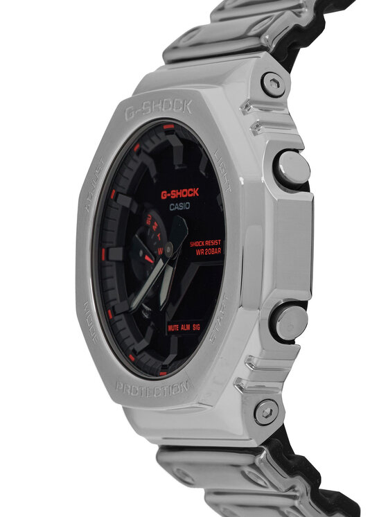 G-Shock Ρολόι G-Shock GM-2100YRA-8AER Ασημί