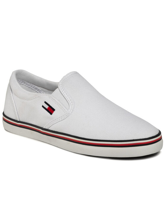 Tommy Jeans Tenisice Tommy Jeans Essential Slip On Sneaker EN0EN00782 Bijela