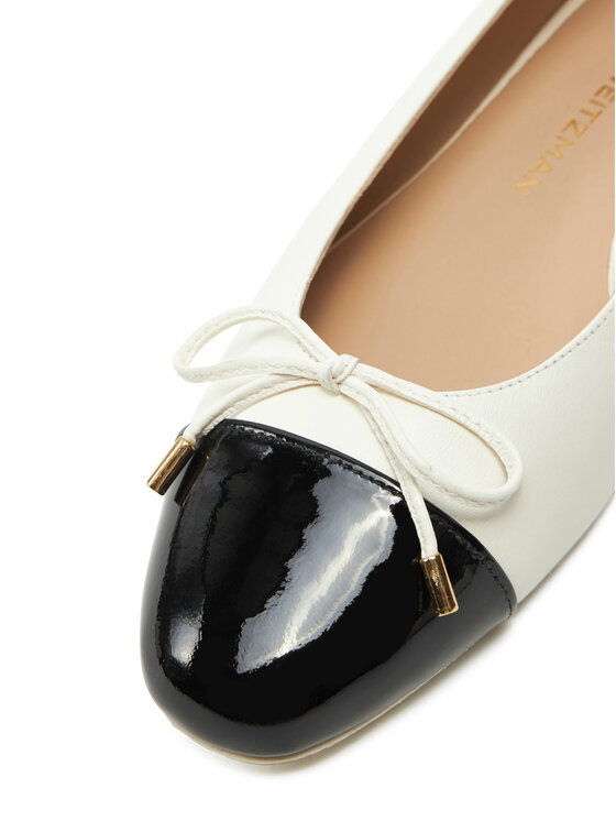Stuart Weitzman Туфлі Stuart Weitzman Sleek Bow Flat SG888 Écru