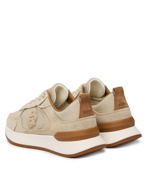 BOSS Снікерcи BOSS B Icon Runn 50563381 Бежевий