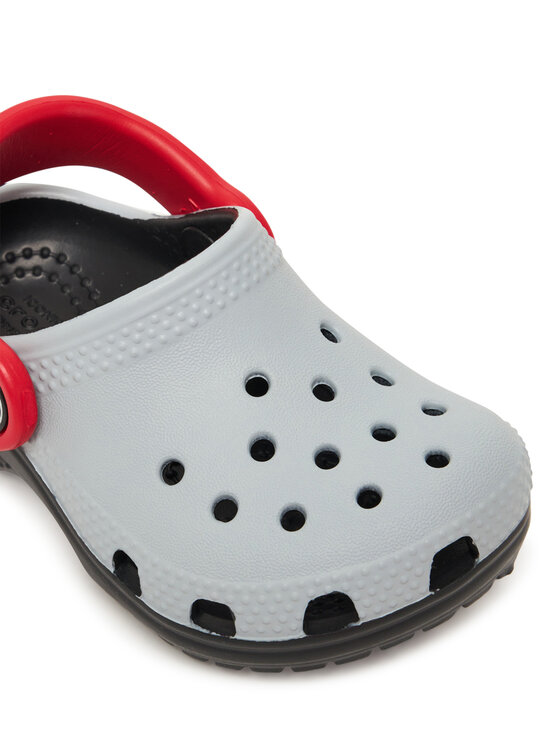 Crocs Παντόφλες Crocs Toddler Retro Sport Classic Clog 211265 Γκρι