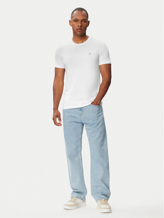 Tommy Jeans Tommy Jeans Póló szett 3 Pack DM0DM21579 Színes Slim Fit