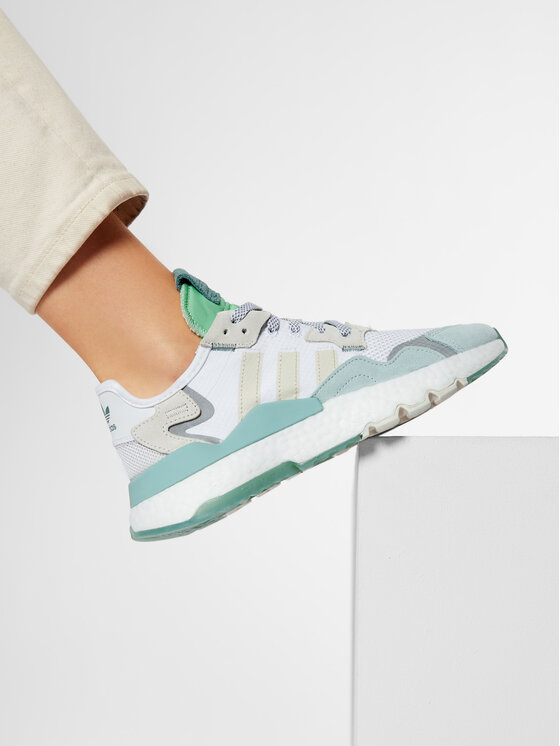 adidas Sneakersy adidas Nite Jogger W FV1329 Biały