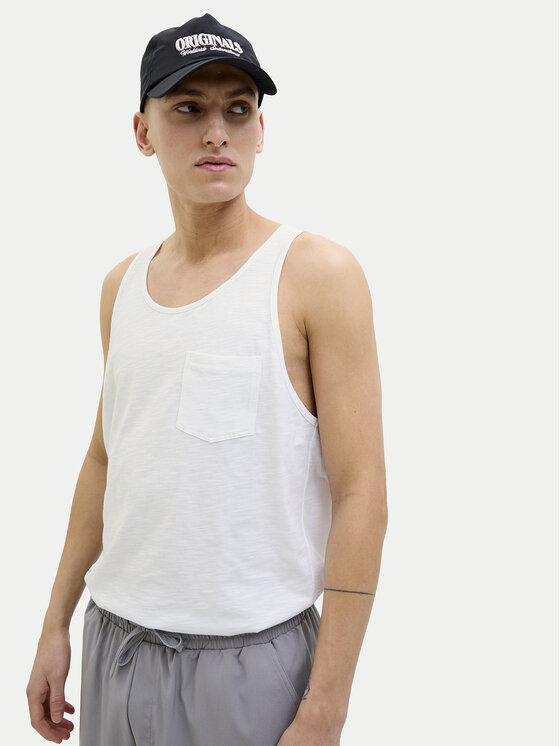 Jack & Jones Jack & Jones Майка Varenna 12273165 Білий Regular Fit
