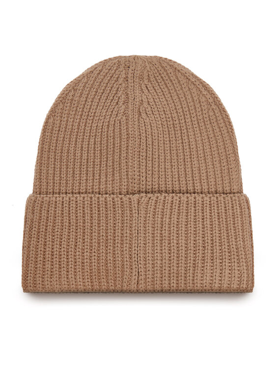 Calvin Klein Jeans Set šal + kapa Calvin Klein Jeans Monogram Rib Scarf Beanie Set IU0IU00638 Rjava